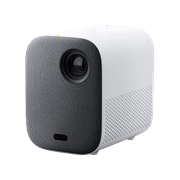 Xiaomi Mi Smart Compact Projector 2,1080P Full HD Resolution, Portable Home Theater Projector, Average 500 ANSI lumens, Up to 120 Large Screen,Certified Android TV