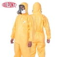 thumbnail image 4 of yeacher DuPont Tychem 2000 Chemical Resistant Coverall, XXL Size, EN14126 Certified, Anti-Static, Acid & Alkali Protection, Industrial Use, Yellow Polyethylene Suit, 4 of 6
