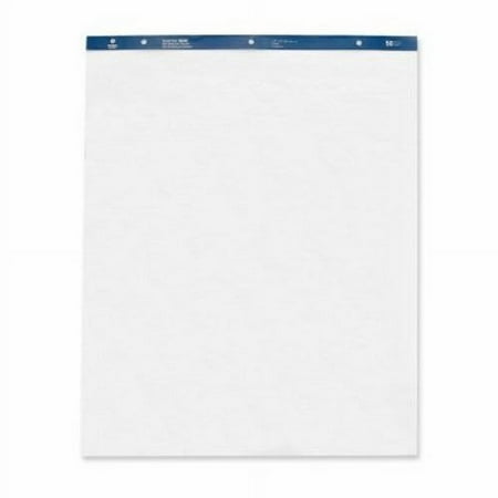 Business Source Easel Pads, 27"x 34", 50 Sheets, 4 per Carton, White