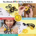 thumbnail image 2 of The Off Bits Juguetes de construcción de tallos Educativos construye tu propio robot de juguete para niños de 6 7 8 9 años Niños y niñas Juguetes de tallo de animales Kit de ingeniería Juguetes de con, 2 of 5