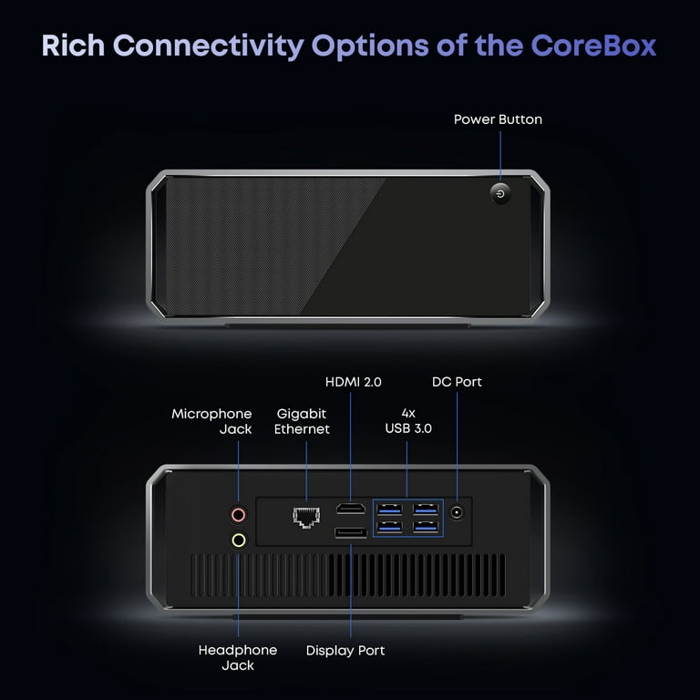 CHUWI CoreBox-i3-1215U 16GB 6 Cores 10nm LPDDR5 512GB SSD Mini PC