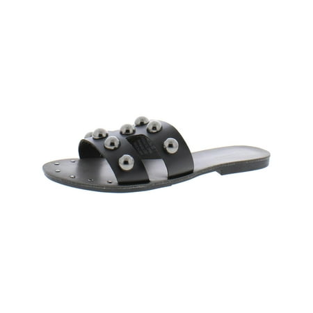 

Zigi Soho Womens Ameena Faux Leather Slip On Slide Sandals