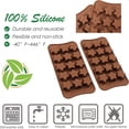 thumbnail image 4 of Moldes de silicona con forma de estrella para chocolate, uso para pasteles, chocolate, helado, tartas, muffins, velas, jabones, gelatina, mousses, 4 of 5