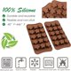 thumbnail image 4 of Moldes de silicona con forma de estrella para chocolate, uso para pasteles, chocolate, helado, tartas, muffins, velas, jabones, gelatina, mousses, 4 of 5