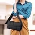 thumbnail image 4 of Bolso tejido edredón para bolso bandolera de mujer cartera tejida para bolso de hombro de mujer, 4 of 5