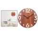 thumbnail image 2 of Reloj de pared creativo tridimensional moderno de madera con números para la escuela. 412, 2 of 6