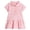 Pink, variant on YDFCWXW Summer Short Sleeved Dress Knitted Girls Polo Skirt (Sky Blue, 100.00)