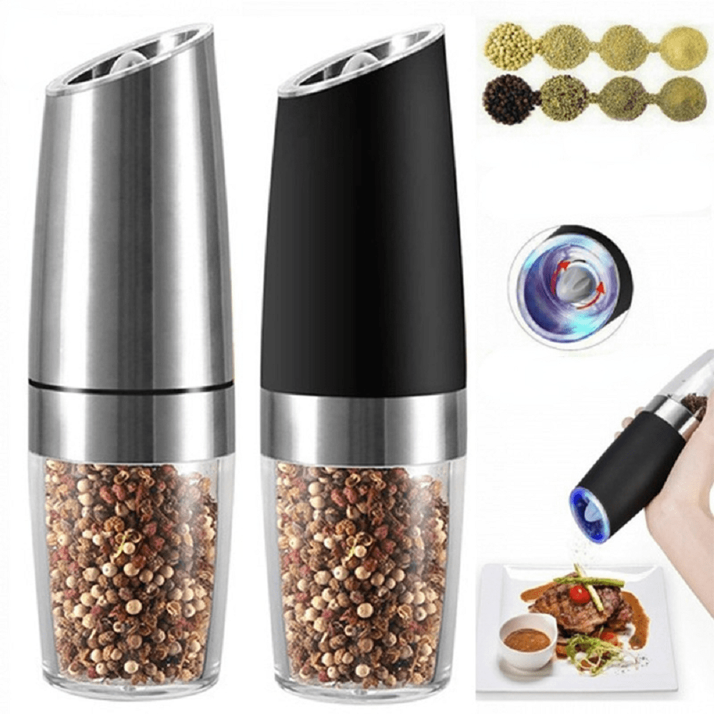 Details about   Adjustable Automatic Stainless Steel Pepper Spice Grinder Kitchen Cooking Tool 