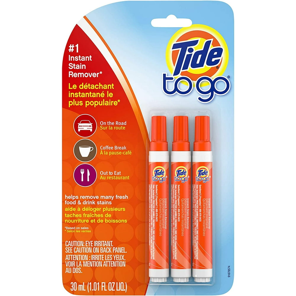 Tide To Go Instant Stain Remover, 3 Count