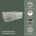 thumbnail image 4 of Covermates Outdoor Cover for Tables with Umbrellas - 132"W x 78"D x 30"H, 600D Polyester, Rip-Resistant, 4 of 7