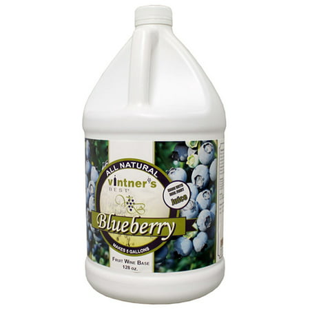 Vintner's Best Blueberry Fruit Wine Base 128 oz.