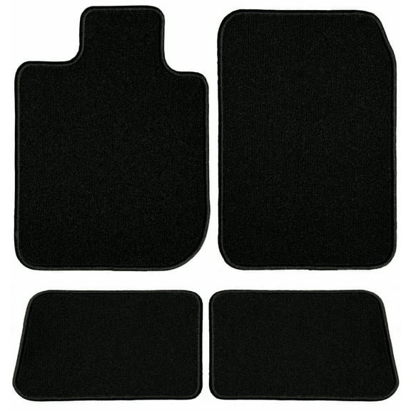 GGBAILEY Ford Fusion Black Classic Carpet Car Mats / Floor Mats, Custom Fit for 2013, 2014, 2015, 2016, 2017, 2018, 2019, 2020 - Driver, Passenger & Rear Mats