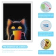 thumbnail image 3 of Diamond Art Kits for Adults, Neon Cat with Coffee MugDiamond Painting Kits for Beginners, Frameless Round 5D Full Drill Diamonds Art Gem Art Crafts Home Decor Gifts, 3 of 8