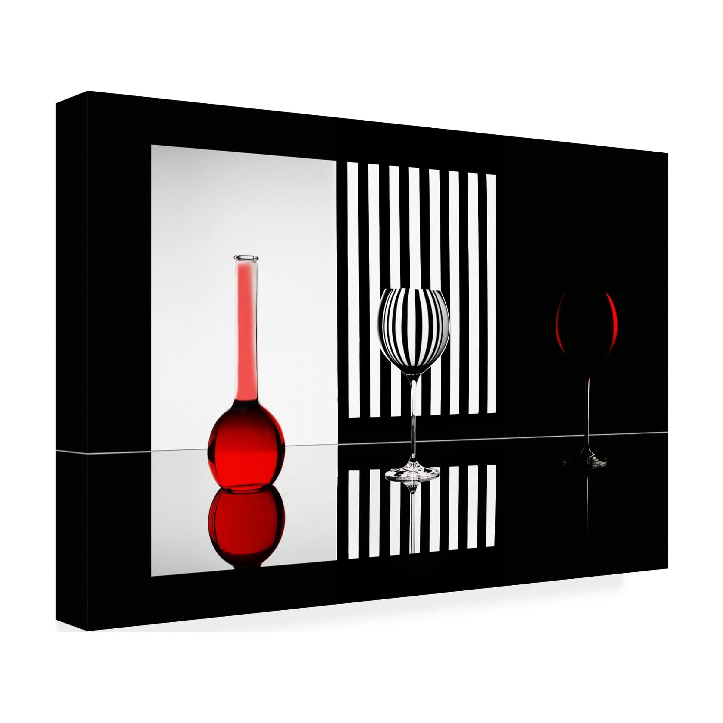 Doris Reindl 'Just Red' Canvas Art