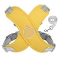 thumbnail image 2 of Dog Harness, Breathable Comfortable Dog Harness and Leash Set for Small Medium Pets, No-Pull Step-in Vest with Reflective Safety Strips, Adjustable X-Frame Design for Walking & Training, L, 2 of 8