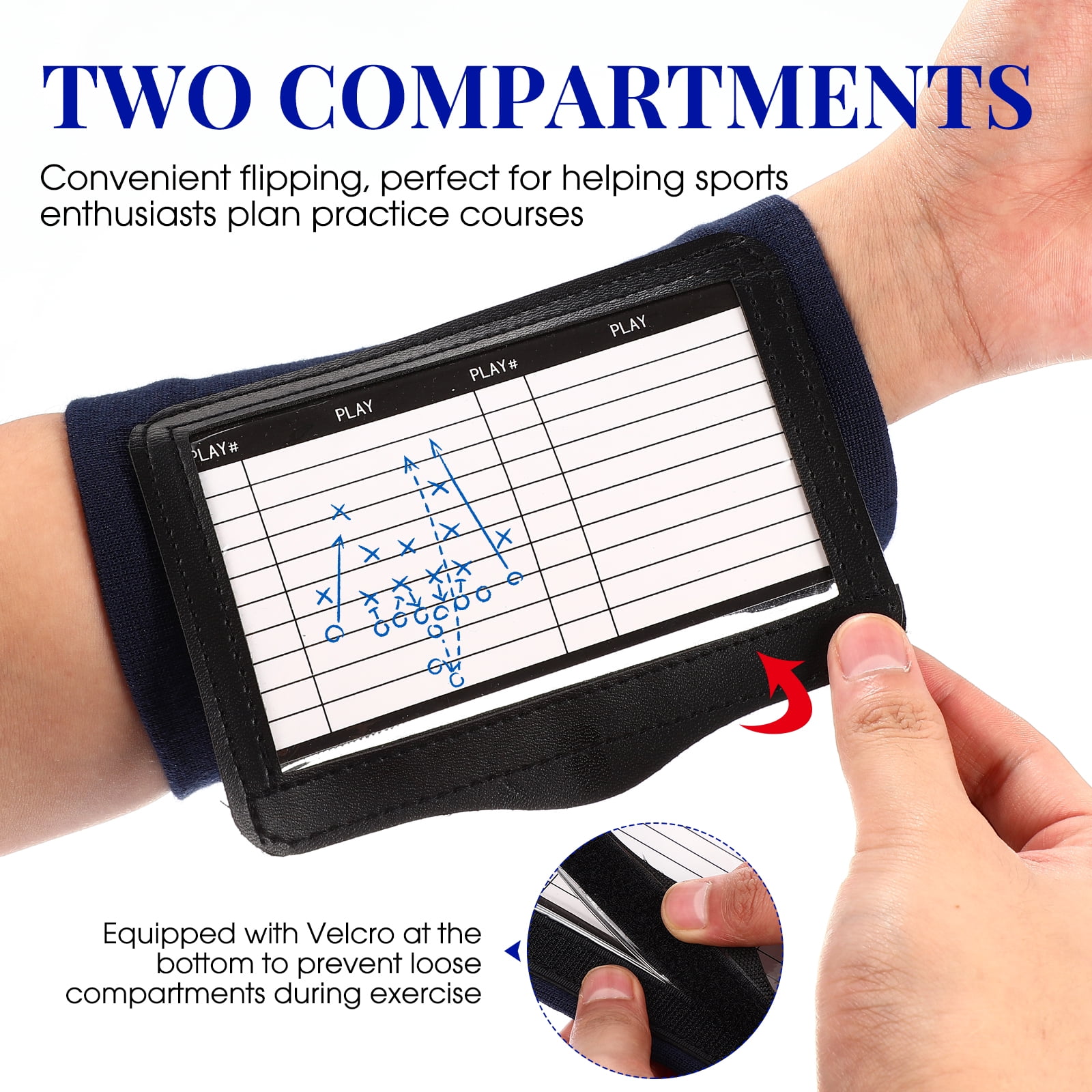 VOANZO Livre De Jeu De Poignet De Football Tableau Tactique