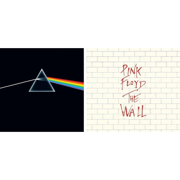 Pink Floyd - Essential Vinyl Record Album Collection: The Dark Side of the Moon and The Wall - Music & Performance - Vinyl