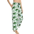 thumbnail image 2 of Uemuo Cartoon Turtle Pattern Women's Wide Leg Palazzo Lounge Pants with Pockets Light Weight Loose Comfy Casual Pajama Pants-Large, 2 of 9