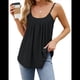 thumbnail image 3 of Camisetas Sin Mangas para Mujer, Top de Verano con Tirantes Finos, Camisa Holgada para Vacaciones en la Playa, Informal, 2025 Negro M, 3 of 9