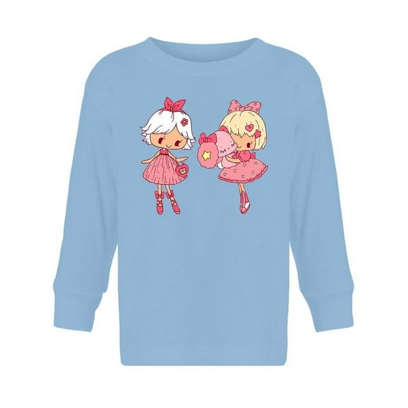 Pretty Girls With Pink Dresses Long Sleeve Toddler -Image by Shutterstock,  4 Toddler