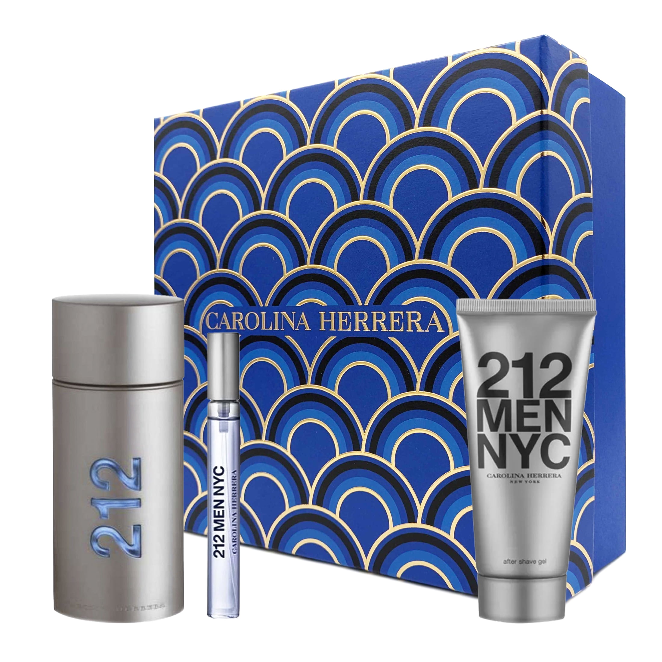 212 Men NYC by Carolina Herrera 2pc set (3.4oz EDT Spray & 3.3oz S