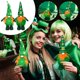 thumbnail image 1 of Adornos Festivos Irlandeses de La Tercera Edad Sin Rostro con Sombrero Verde para El Día de San Patricio, 1 of 7