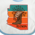 thumbnail image 4 of Inktastic Tucson Arizona Vintage Girls Baby Bib, 4 of 4
