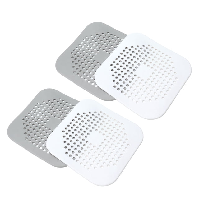 Tapón Para El Pelo De La Ducha ANGGREK Recogedor De Pelo De Drenaje Cuadrado Duradero Antideslizante Para Bañera De Baño Y Cocina
