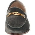 thumbnail image 2 of Sam Edelman Loraine Prime Smokey Blue Velvet Bit Detail Loafer Flat Slip On Shoe (Smokey Blue, 9.5), 2 of 5