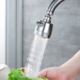thumbnail image 5 of 2X 360 Degree Rotating Faucet Kitchen Sink Tap Head Water Saving Sprayer Filter, 5 of 8