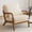 Off-White, variant on BAYUELSWU Accent Chair Corduroy Armchair, Upholstered Reading Chair with Cushion and Solid Wood Frame for Living Room, Bedroom, Office (Khaki)
