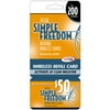 $50 Simple Freedom Wireless Refill Card