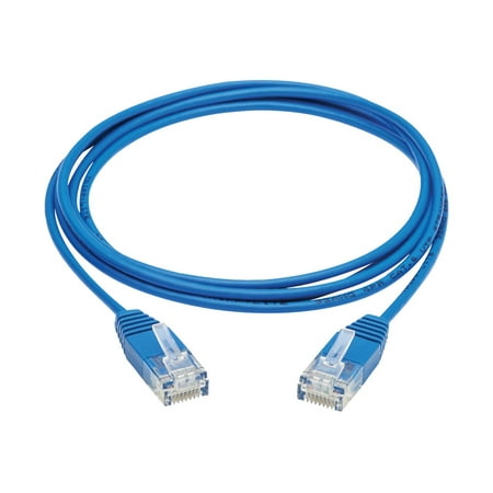 UPC: 0037332256935 | Tripp Lite Cat6 Gigabit Ethernet Cable Molded Ultra-Slim Rj45 M/m Blue 5ft – Network Cable – Rj-45 (m) To Rj-45 (m) – 5 Ft – 0.1 In – Utp – Cat 6 – Molded Stranded – Blue
