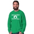thumbnail image 5 of Born Shoot Forced Work Photographer Long Sleeve TShirt Men Women Brisco Brands X, 5 of 6