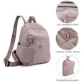 thumbnail image 3 of Women Backpack Purse Fashion Designer Ladies Travel College Backpack Small Casual Daypack Blue, 3 of 5