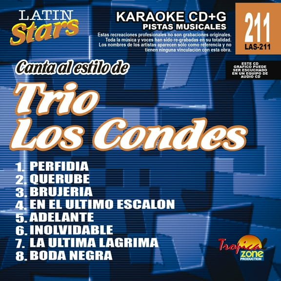 Karaoke Latin Stars 211 Trio Los Condes