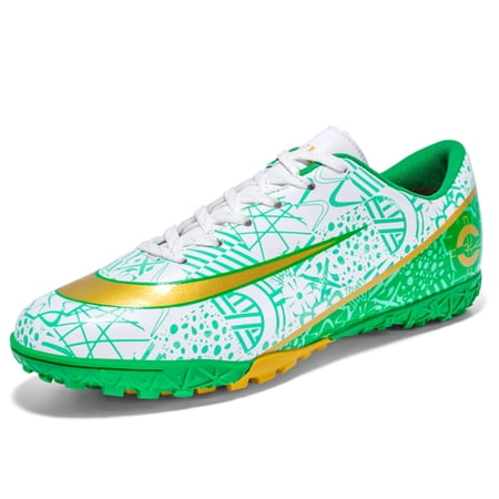 FULORIS Teenager Low Top Football Shoes Men Soccer Trainers Cleats Shoes