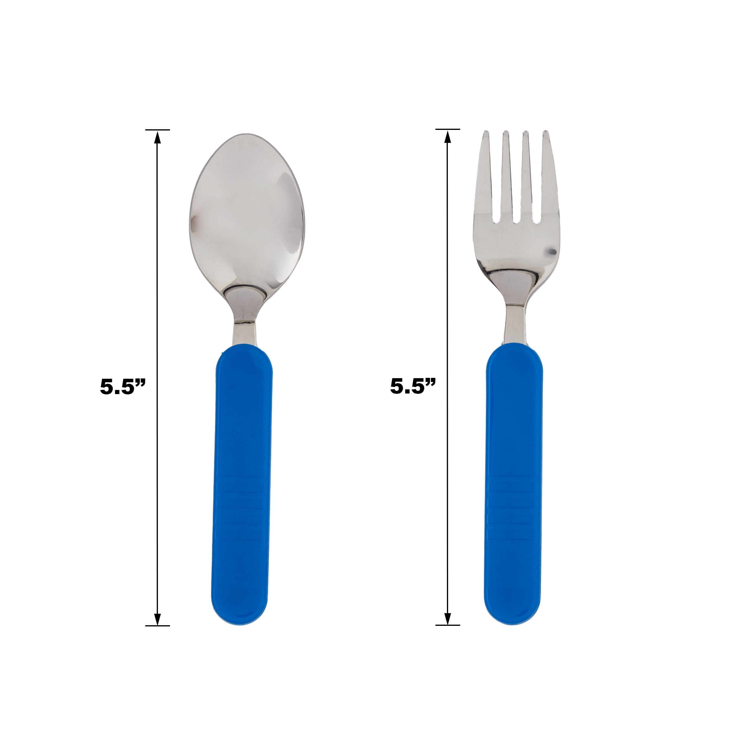 Munchkin PAW Patrol Toddler Fork and Spoon Utensil Set, Blue