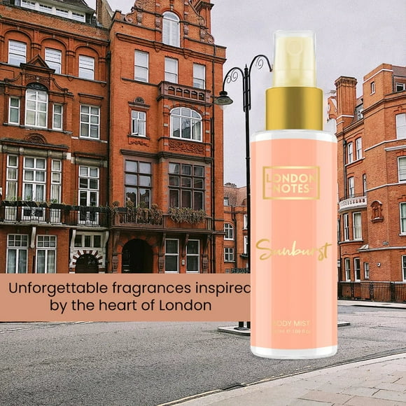 London Notes Body Mist Gift Set For Men & Women Pack Of 3X 50ml - 1.6 Fl.oz. Each | Velvet Touch+ Pink Blush+ Sunburst Fragrances | Perfect Gift For Unisex