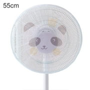 homeholiday Kid Hand Safety Fan Cover with Cartoon Pattern Dust Cover with Widened Elastic Band S Type 2