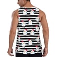 thumbnail image 3 of Xecao Cute Chicken Men's Tank Top Workout Quick Dry Sleeveless Gym Jogging Muscle Shirts Summer Swim Beach Tops, 3 of 9