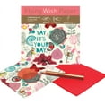 thumbnail image 2 of Flying Wish Paper - It's Your Day - Write It, Light It, & Watch It Fly - 5" x 5" - Mini Kits, 2 of 6