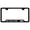 Black, variant on Honda Civic SI Laser Etched Logo Cut-Out License Plate Frame (Black)