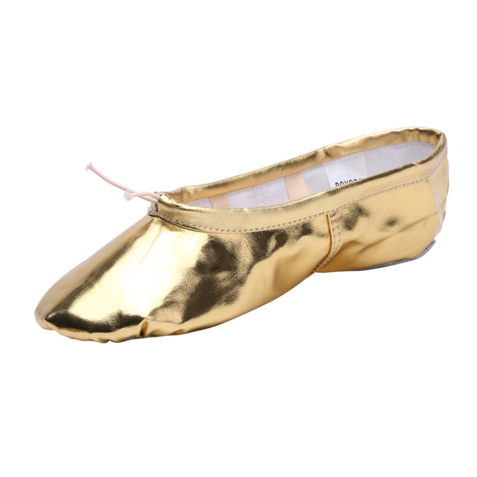 Dance Shoes Children Adult Ballerina Soft Soled Exercise Gold Leather Silver Performance Yoga Shoes Walmart