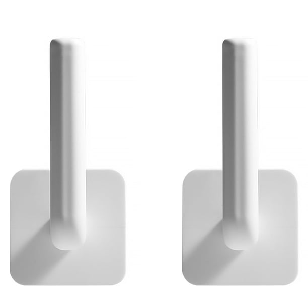 Soporte de papel higiénico Wosthever Estante de almacenamiento multifuncional ABS Blanco 11,6x7x2cm