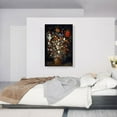 thumbnail image 2 of ARTCANVAS Flowers In a Wooden Vessel 1603 Canvas Art Print by Jan Brueghel The Elder - Size: 40" x 26" (1.50" Deep), 2 of 9