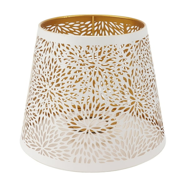 <p>Lamp Cover, Lamp Shade Durable Carved Flower Pattern White Modern Style For E27</p>