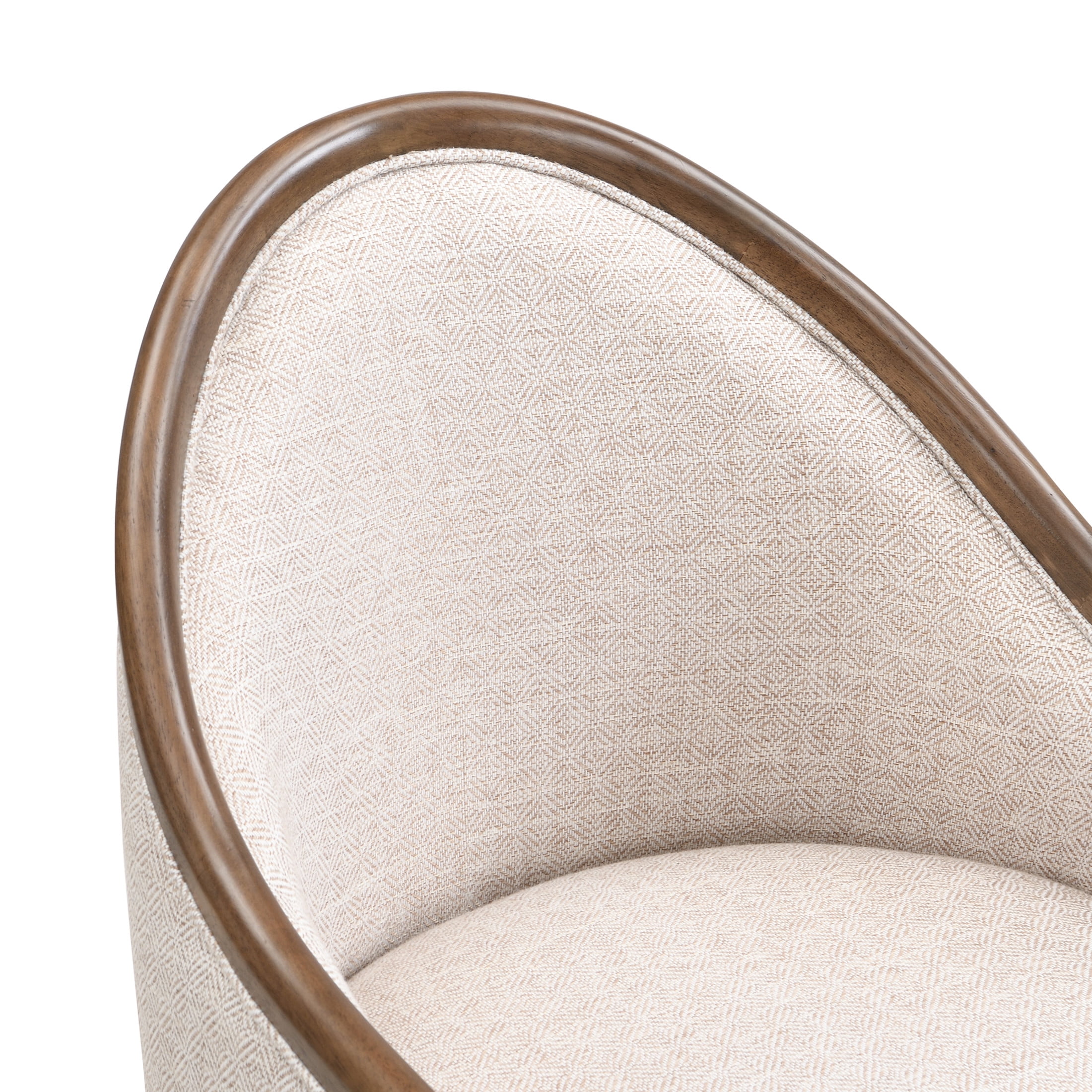 Christopher Knight Home Upholstered Dining Chairs, Solid Wood Frame, Beige+Brown, Set of 2