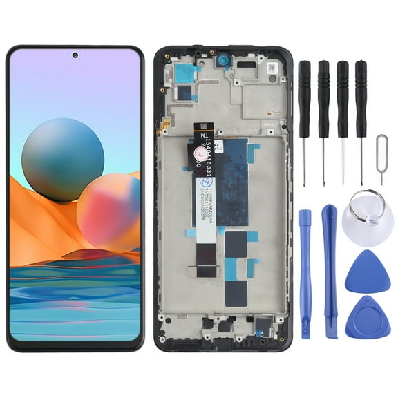 Cellphone Repair Parts Original LCD Screen and Digitizer Full Assembly With Frame for Xiaomi Redmi Note 10 Pro 5G / Poco