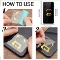 thumbnail image 3 of 9pcs 1.6x1.6 Inch Golden Metal Animal Back View Stickers - Elephant Cat Dog Rabbit Panda - Self Adhesive - DIY Scrapbooks Epoxy Resin Decoration Making DIY, 3 of 9